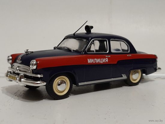 ГАЗ-21 Волга, милиция СССР. 1/43. Полицейские машины мира.