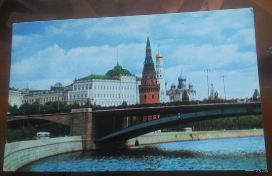 1969 год Москва Вид на Кремль