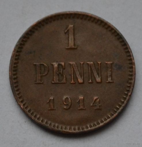 Финляндия 1 пенни, 1914 г.