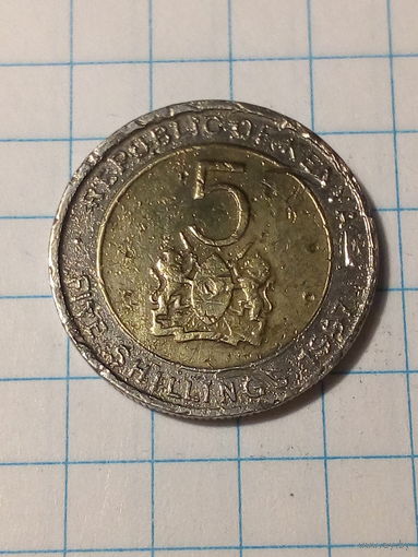 5 шиллингов Кения 1997 год