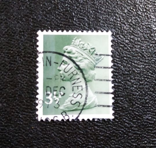 Марка Великобритания 1971 год Королева Елизавета II