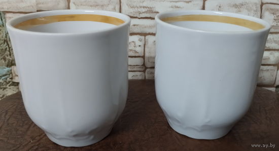 2 кофейные чашки. Добрушский фарфоровый завод (Добруш), 1978-1991 гг