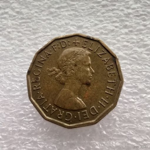 3 пенса 1965 года Великобритания