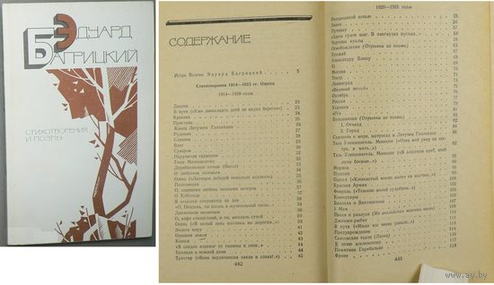 Багрицкий Э.Г. Стихотворения и поэмы. Статья и примечания И.Л. Волгина. М. Правда 1984г.