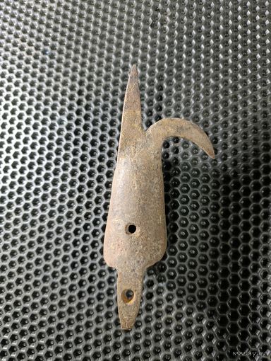 Старый багор крюк кованный