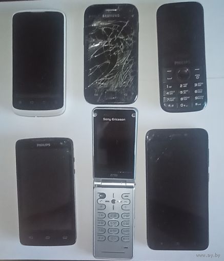 Телефоны на запчасти, цена за один