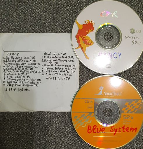 CD MP3 FANCY, BLUE SYSTEM - 2 CD