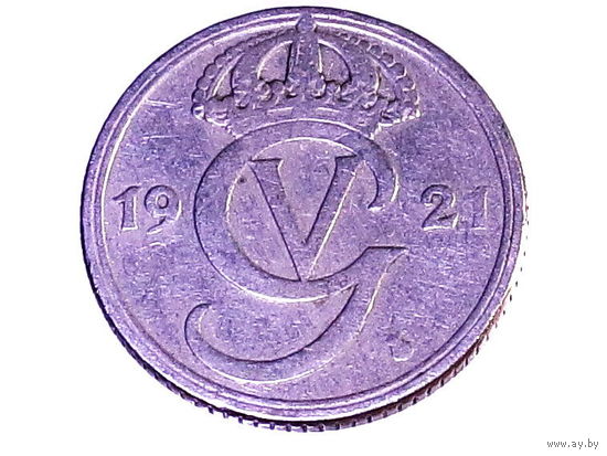 ШВЕЦИЯ! 1921 ГОД! 25 ОРЕ!