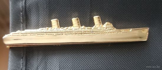 Зажим для галстука "Корабль"