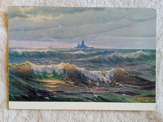 1954. Титов. Корабли в походе