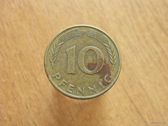 ФРГ 10 пфеннигов 1978 D (10)