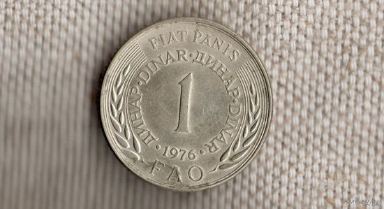 Югославия 1 динар 1976/ФАО/(NS)