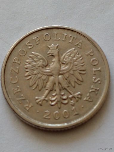 Польша 20 грошей 2001 г.