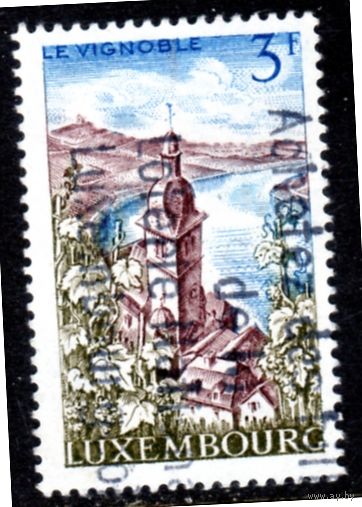 Люксембург. Ми-757. Река Мозель. Вигнобль. 1967.