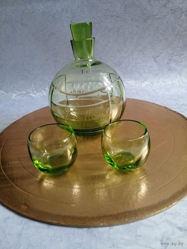 ГРАФИН,, ФУТБОЛЬНЫЙ МЯЧ'' две стопки,, НЕВАЛЯШКИ" СССР