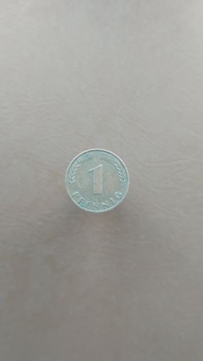 Германия / 1 pfennig (D) / 1950 год