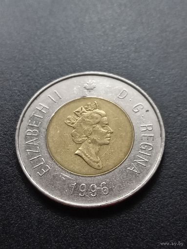 Канада 2 доллара 1996 г.- Елизавета II