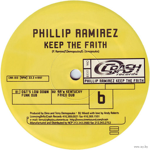 Виниловая пластинка Phillip Ramirez Keep The Faith