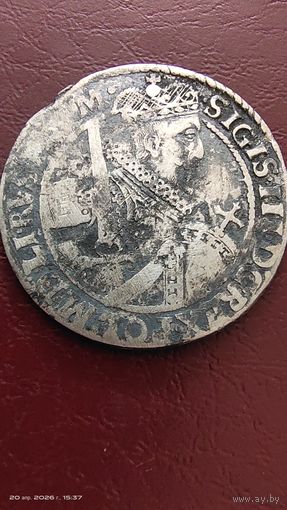 Орт 1621 год серебро Сигизмунд с 1 рубля с МЦ
