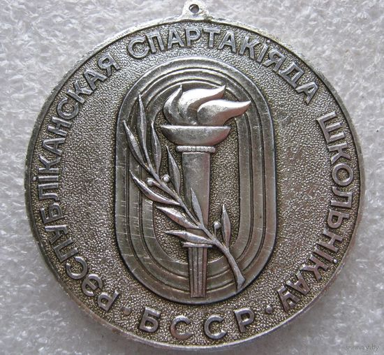 Республиканская спартакиада школьников БССР, спортивная медаль.