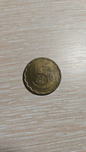 5 злотых Польша 1988