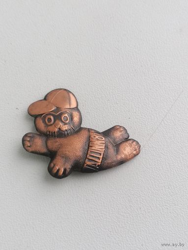 Знак значок тюлень Таллин 80 тяжёлый металл