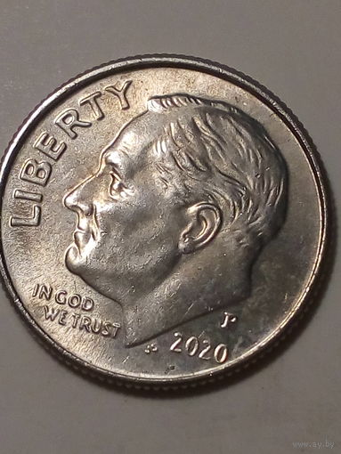 10 центов  США 2020 P  год