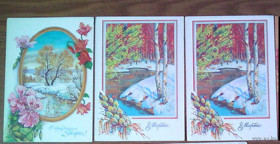 С праздником 8 Марта! Толмачёв А.; 8 Марта. Сенцов С.; Чистые.