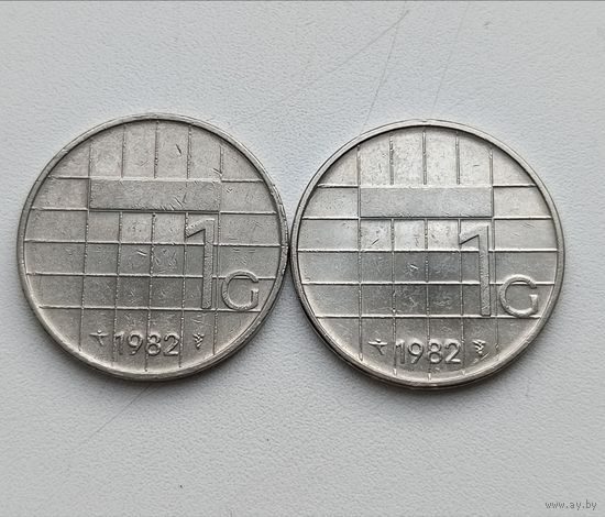 Нидерланды. 1 гульден 1982 года.