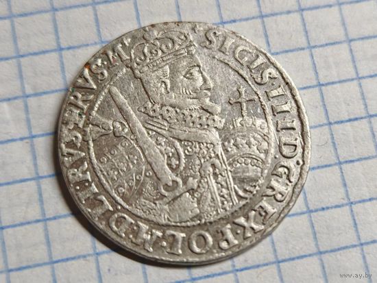 Орт 1623 г. Сигизмунд. С рубля.