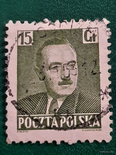 Польша 1950. Президент Б.Берут