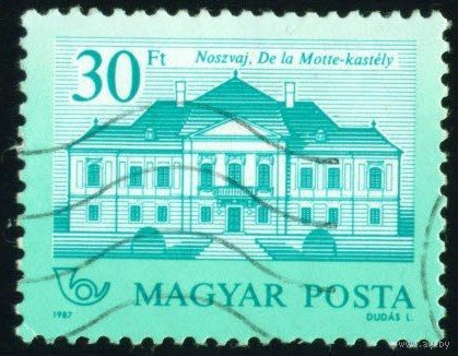 Замки Венгрия 1987 год 1 марка