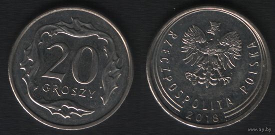 Польша y972 20 грош 2018 год (mw) (_alb2