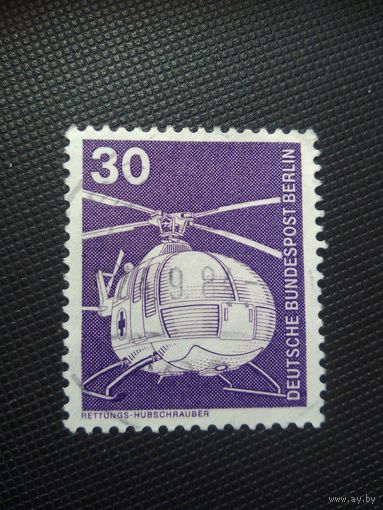 Зап.Берлин. Стандарт. 1975г. гашеная