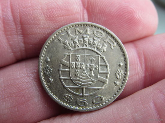 Португальский Тимор 60 сентаво, 1958. С 20 копеек. Распродажа коллекции. Смотрите другие лоты.