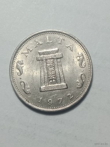 Мальта 5 центов 1972 года .