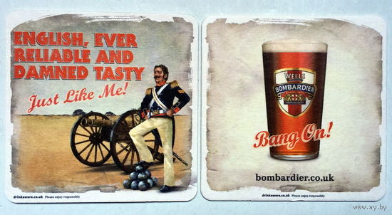 Подставка под пиво Bombardier No 7