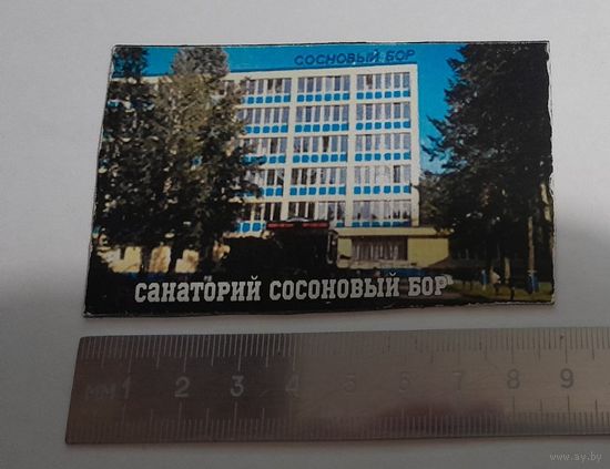 Ошибочный магнитик санатория "Сосновый Бор"