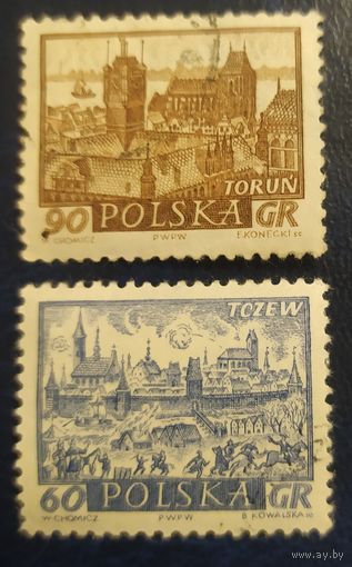 Польша 1961    история замков.