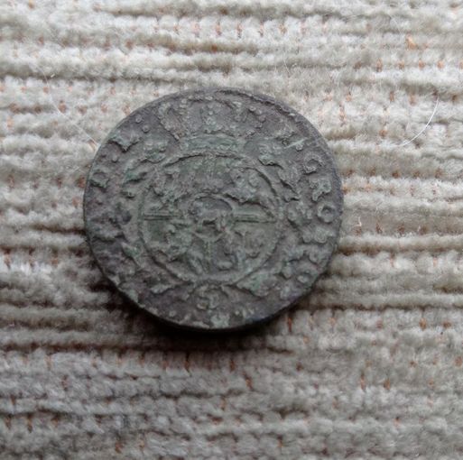 Werty71 Польша 1 грош 1767 1Б