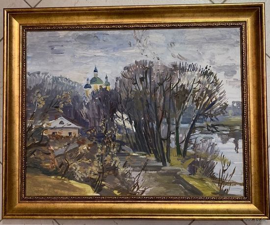 Юзвук В.С. "Минск", 1989г. К/М. 40х50 см.