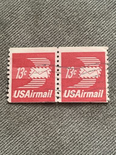 США. Авиапочта. Сцепка