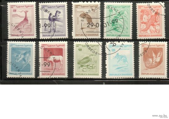Сахара-1998 гаш. , Фауна (полная серия)