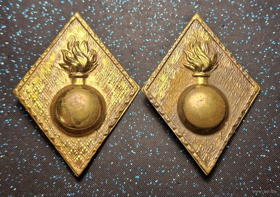 Петлицы ромбы артилерия испания гренада распродажа коллекции