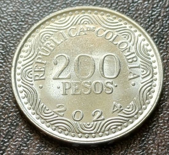 Колумбия 200 песо, 2024     ( 1-6-2 )