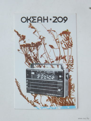 Океан 209 1984 календарик