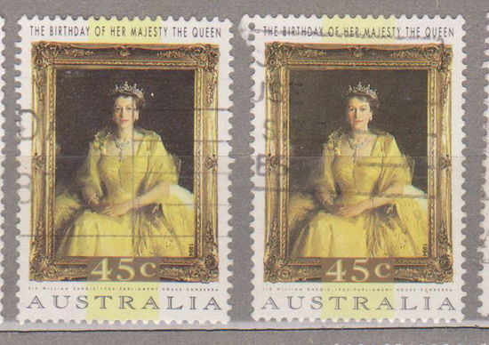 Королева Елизавета II Известные люди Личности Австралия 1994 год лот  10 68-я годовщина со дня рождения королевы Елизаветы II