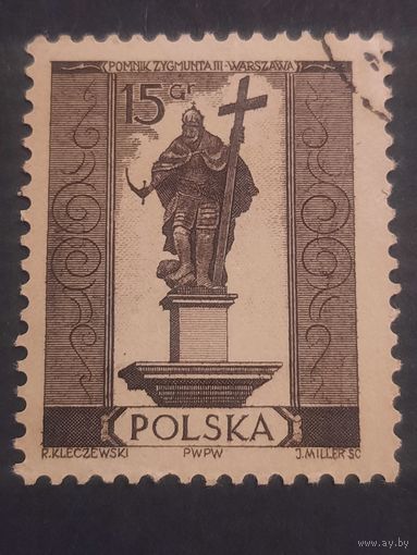 Польша. Памятник Зигмунду III в Варшаве