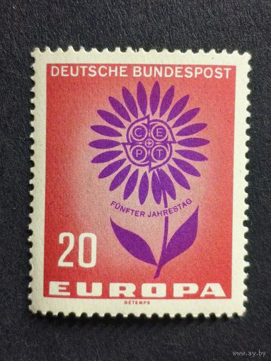 Германия 1964. Европа (C.E.P.T.) 1964 - Цветок
