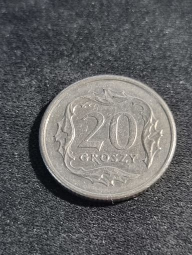 Польша 20 грошей 2005
